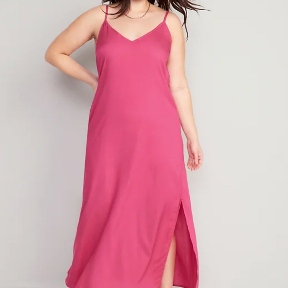 NWT Tie-Back Maxi Slip Dress for Women